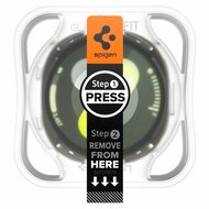Spigen GLAS.tR EZ Fit Galaxy Watch 8 44 mm screen protector 2 pack