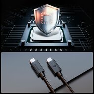 Spigen Essential USB-C kabel 200 cm zwart