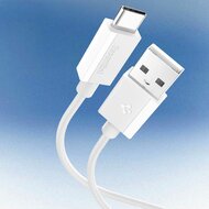 Spigen Essential USB-C  naar USB-A kabel 200 cm wit