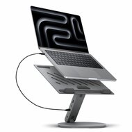 Spigen LD204H aluminium laptop stand met USB-C hub