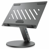 Spigen LD204H aluminium laptop stand met USB-C hub