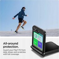 Spigen Tough Armor Pro Mag MagSafe Galaxy Z Flip 7 FE hoesje zwart