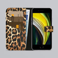 My Style Flex Wallet iPhone SE 2022 / 2020 / 8 hoesje leopard