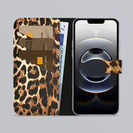 My Style Flex Wallet iPhone 16e hoesje leopard