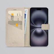 My Style Flex Wallet iPhone 16 hoesje taupe