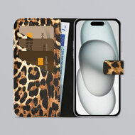 My Style Flex Wallet iPhone 15 / 14 / 13 hoesje leopard