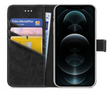 My Style Flex Wallet iPhone 12 Pro Max hoesje zwart