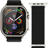 Vonm&auml;hlen Classic Nylon Loop Apple Watch 42 / 41 mm bandje zwart