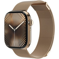 Vonm&auml;hlen Milanese Loop 2 Apple Watch 49 / 46 / 45 mm bandje goud