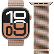 Vonm&auml;hlen Milanese Loop 2 Apple Watch 49 / 46 / 45 mm bandje rose goud