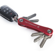 KeySmart Rugged sleutelhouder rood