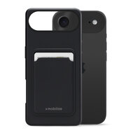 Mobilize Rubber Gelly Card iPhone 17 Air hoesje zwart