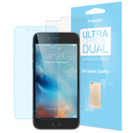 De Spigen Ultra Crystal screenprotector Dual is een hoogwaardige screenprotector met een hard oppervlak voor je iPhone 6 of iPh