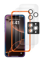 TechProtection Easy iPhone 17 Pro screenprotector en cameraprotector set