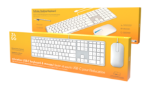 ZAGG USB-C bedraad toetsenbord wit