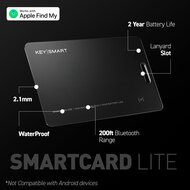 KeySmart SmartCard Lite Find My Wallet tracker zwart