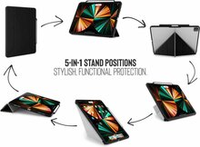 Pipetto Origami Pencil iPad Pro 2022 / 2021 12,9 inch hoesje zwart