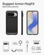Spigen Rugged Armor MagSafe Google Pixel 10 Pro XL hoesje zwart
