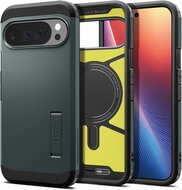 Spigen Tough Armor MagSafe Google Pixel 10 Pro XL hoesje groen