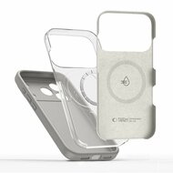 TechProtection Silicone MagSafe iPhone 17 Pro hoesje grijs