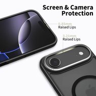 TechProtection Edge MagSafe iPhone 17 Air hoesje zwart
