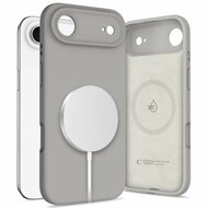 TechProtection Silicone MagSafe iPhone 17 Air hoesje grijs