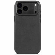 Decoded Leather backcover iPhone 17 Pro hoesje zwart