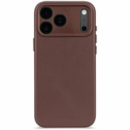Decoded Leather backcover iPhone 17 Pro hoesje bruin
