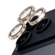 PanzerGlass Hoops Glitter iPhone 17 Pro / iPhone 17 Pro Max cameralens protector goud