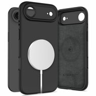 TechProtection Silicone MagSafe iPhone 17 Air hoesje zwart