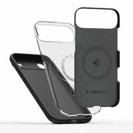 TechProtection Silicone MagSafe iPhone 17 Air hoesje zwart