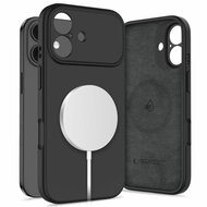 TechProtection Silicone MagSafe iPhone 17 hoesje zwart