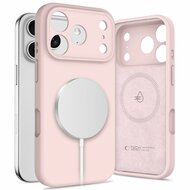 TechProtection Silicone MagSafe iPhone 17 Pro Max hoesje roze