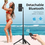 TechProtection Bluetooth Selfie stick / Tripod beige