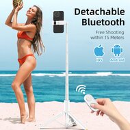 TechProtection Bluetooth Selfie stick / Tripod wit