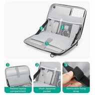 TechProtection Ranger MacBook 15 / 16 inch sleeve zwart