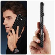 TechProtection Carbon MagSafe iPhone 17 hoesje zwart