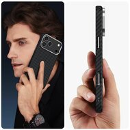 TechProtection Carbon MagSafe iPhone 17 Pro hoesje zwart