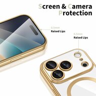 TechProtection Flex MagSafe iPhone 17 Pro hoesje goud