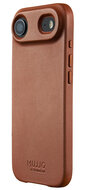 Mujjo Full Leather iPhone 17 Air hoesje tan