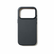 Mujjo Full Leather iPhone 17 Pro hoesje basalt