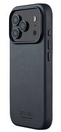 Mujjo Full Leather iPhone 17 Pro hoesje basalt