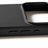 Mujjo Full Leather iPhone 17 Pro Max hoesje zwart