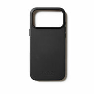 Mujjo Full Leather iPhone 17 Pro Max hoesje zwart