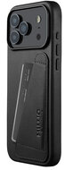 Mujjo Full Leather Wallet&nbsp;iPhone 17 Pro Max hoesje zwart