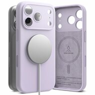 Ringke siliconen MagSafe iPhone 17 Pro hoesje paars