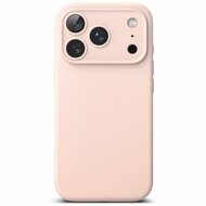 Ringke siliconen MagSafe iPhone 17 Pro hoesje roze