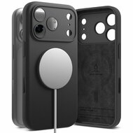 Ringke Siliconen MagSafe iPhone 17 Pro Max hoesje zwart