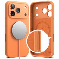 Ringke Siliconen MagSafe iPhone 17 Pro Max hoesje oranje