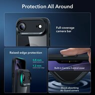 ESR Classic Hybrid MagSafe iPhone 17 Air hoesje met screenprotector zwart